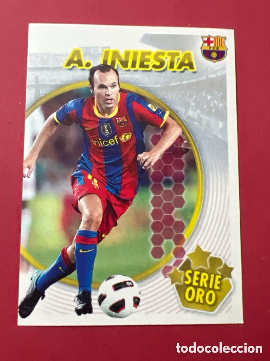 Cromos de f&uacute;tbol: C9717. 97 INIESTA BARCELONA PANINI COLECCION OFICIAL 2010 2011 10 11 - SIN PEGAR