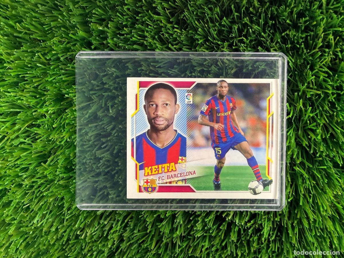 Cromos de f&uacute;tbol: N&ordm; 12 Keita FC Barcelona Liga Este 10 11