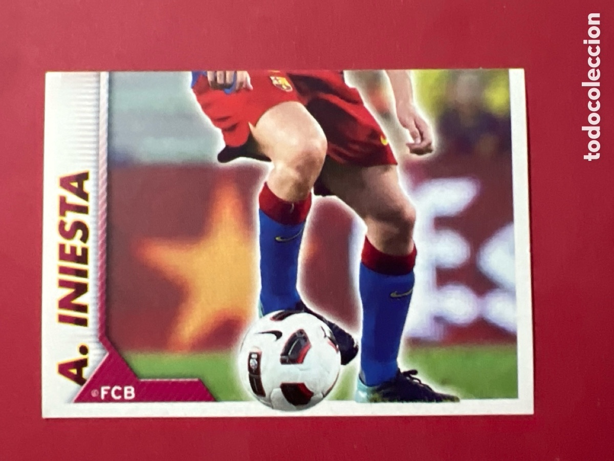 Cromos de f&uacute;tbol: C9720. 94 INIESTA BARCELONA PANINI COLECCION OFICIAL 2010 2011 10 11 - SIN PEGAR -