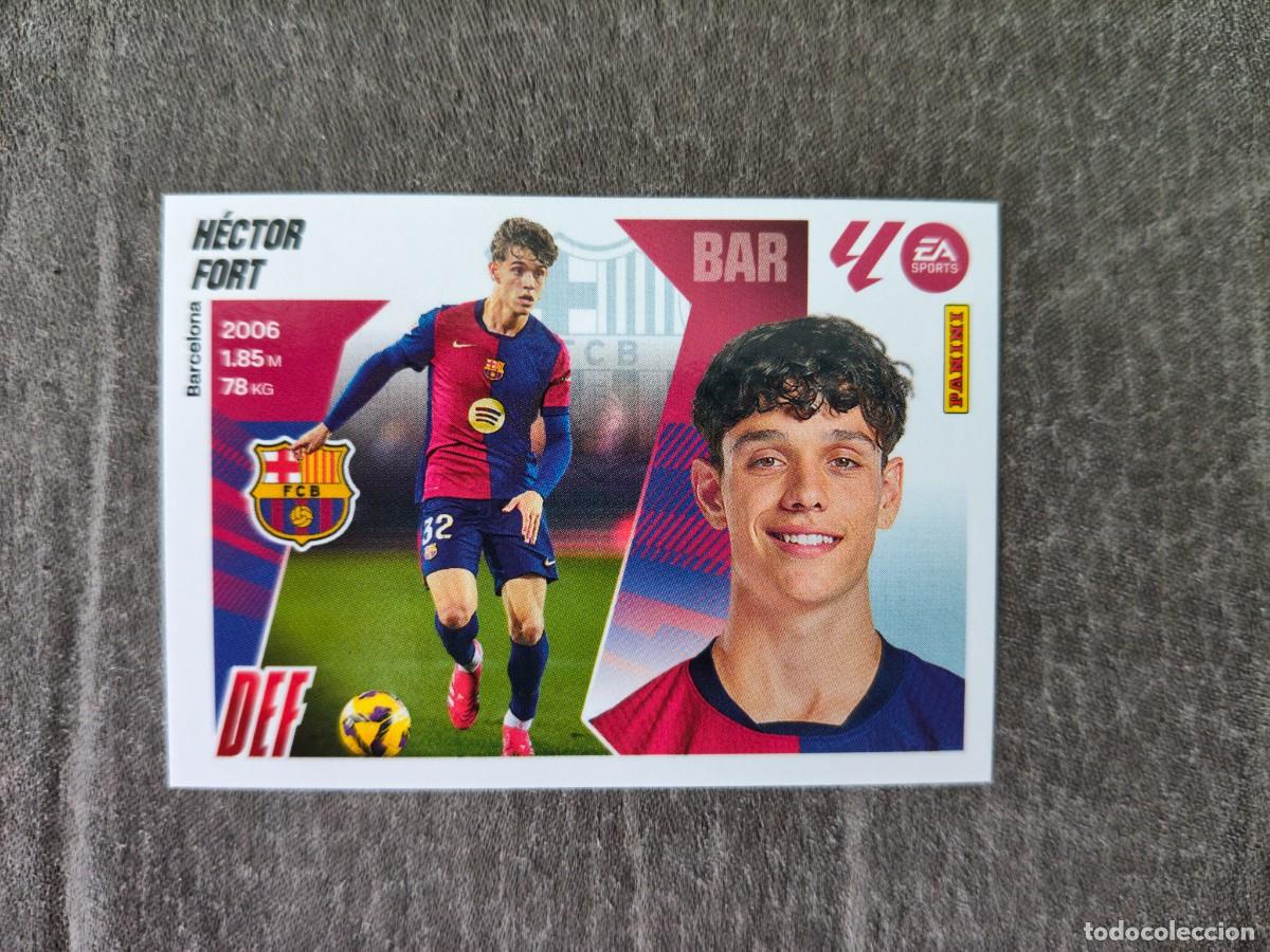 Cromos de f&uacute;tbol: Cromo 9B H&Eacute;CTOR FORT FC BARCELONA. Colecci&oacute;n LALIGA F&uacute;tbol 2025-2026 PANINI Nuevo