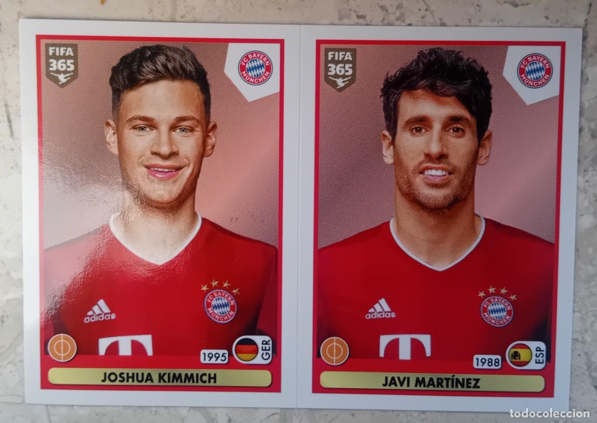 Cromos de f&uacute;tbol: Figurina Panini 2020-21 Cromo Fifa 365 2021 Kimmich Javi Martinez Bayern Munchen n 158