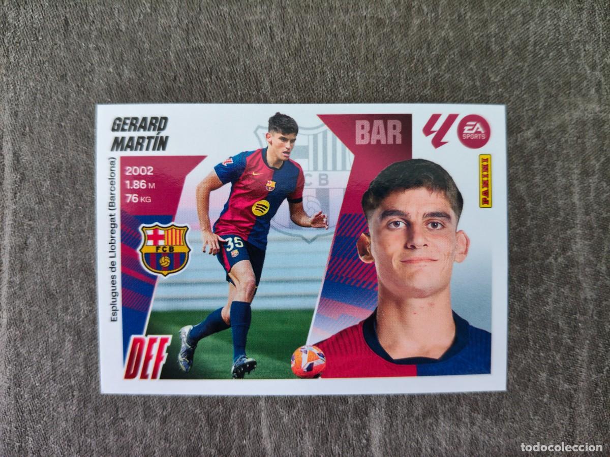Cromos de f&uacute;tbol: Cromo 10B GERARD MART&Iacute;N FC BARCELONA. Colecci&oacute;n LALIGA F&uacute;tbol 2025-2026 PANINI Nuevo
