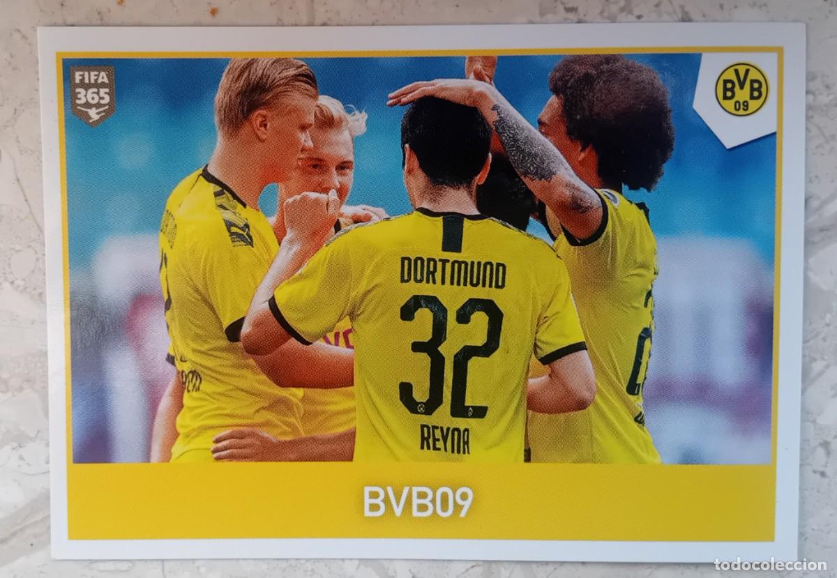 Cromos de f&uacute;tbol: Figurina Panini 2020-21 Cromo Fifa 365 2021 Celebration BVB09 Haaland Borussia Dortmund n 174