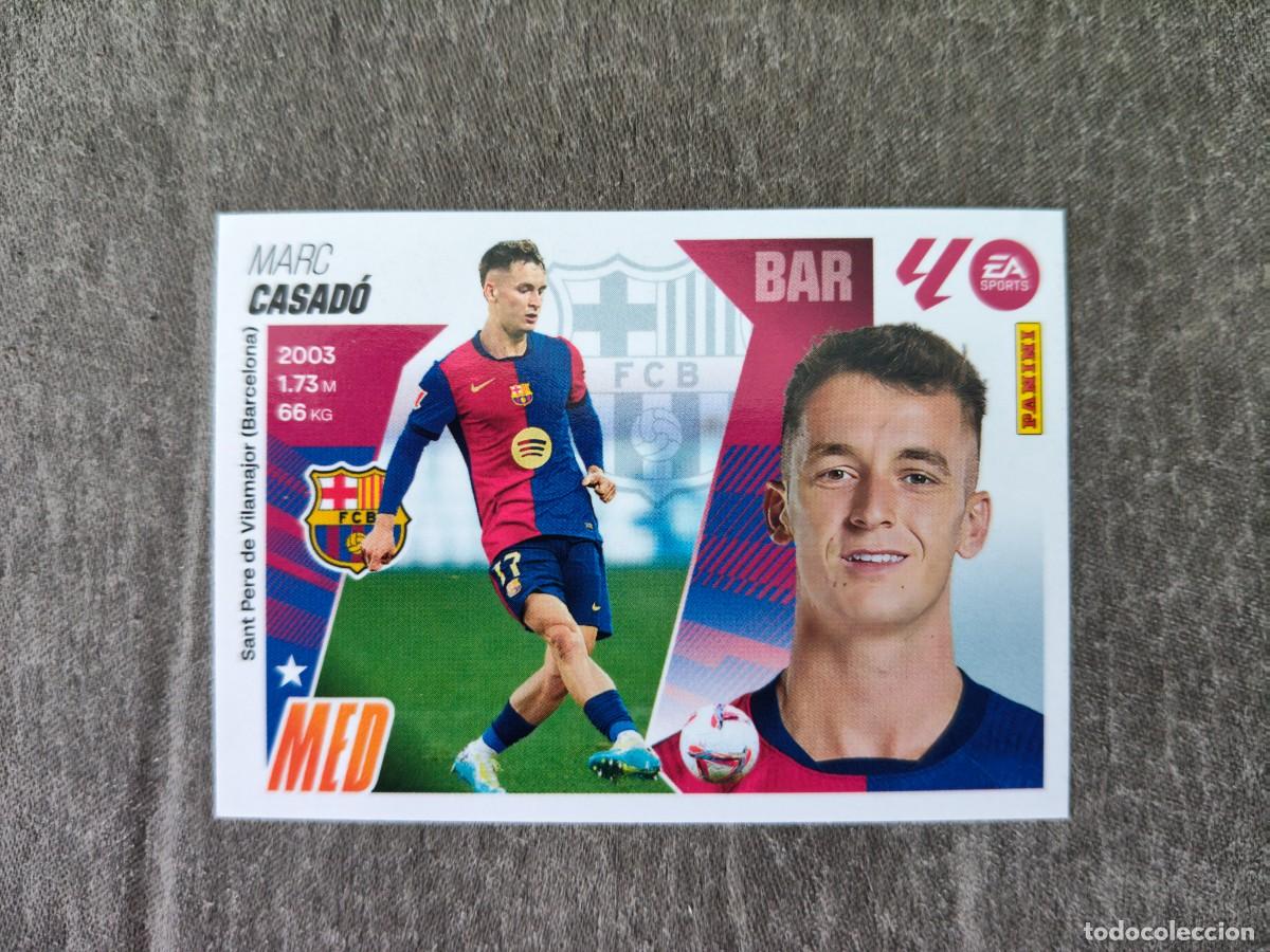 Cromos de f&uacute;tbol: Cromo 11A MARC CASAD&Oacute; FC BARCELONA. Colecci&oacute;n LALIGA F&uacute;tbol 2025-2026 PANINI Nuevo