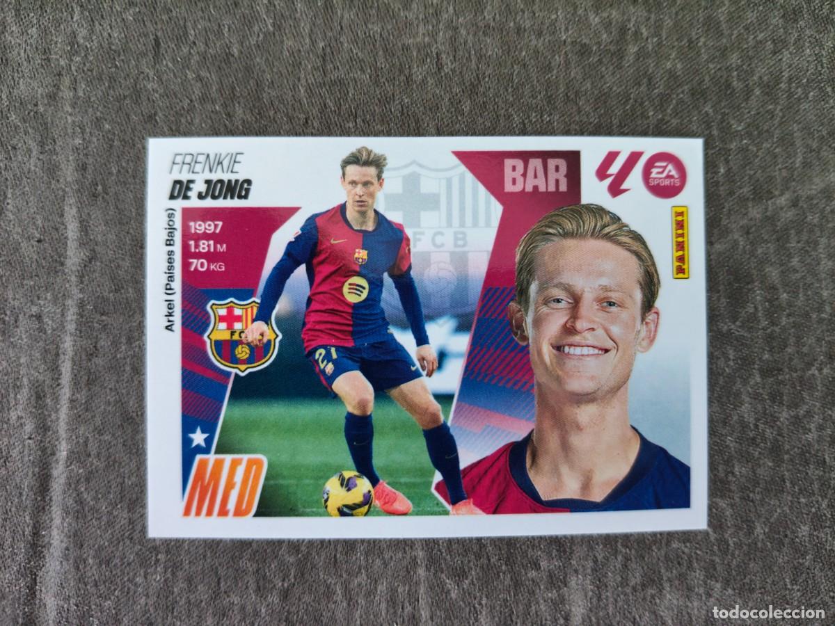 Cromos de f&uacute;tbol: Cromo 12 FRANKIE DE JONG FC BARCELONA. Colecci&oacute;n LALIGA F&uacute;tbol 2025-2026 PANINI Nuevo