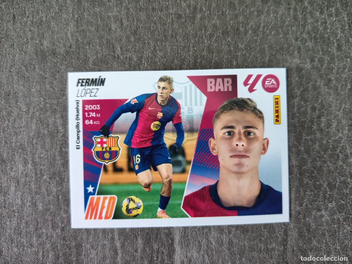 Cromos de f&uacute;tbol: Cromo 13 FERM&Iacute;N L&Oacute;PEZ FC BARCELONA. Colecci&oacute;n LALIGA F&uacute;tbol 2025-2026 PANINI Nuevo