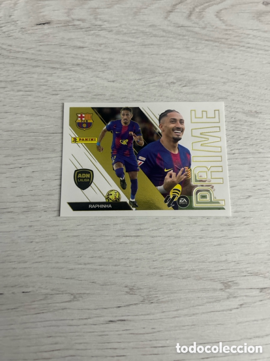 Cromos de f&uacute;tbol: Raphinha 13 Barcelona Prime ADN LaLiga Liga Este 2026/27 26-27 Panini