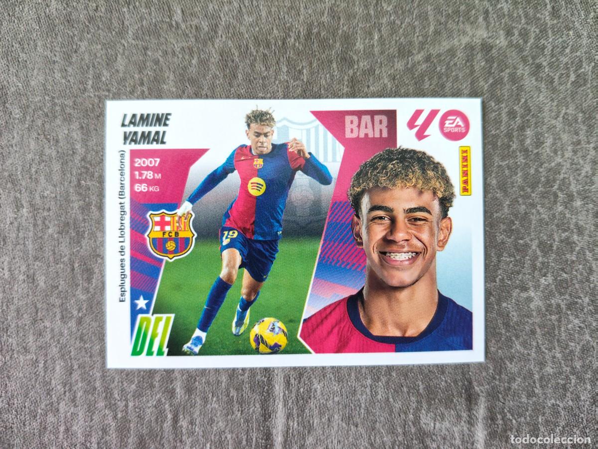 Cromos de f&uacute;tbol: Cromo 19 LAMINE YAMAL FC BARCELONA. Colecci&oacute;n LALIGA F&uacute;tbol 2025-2026 PANINI Nuevo