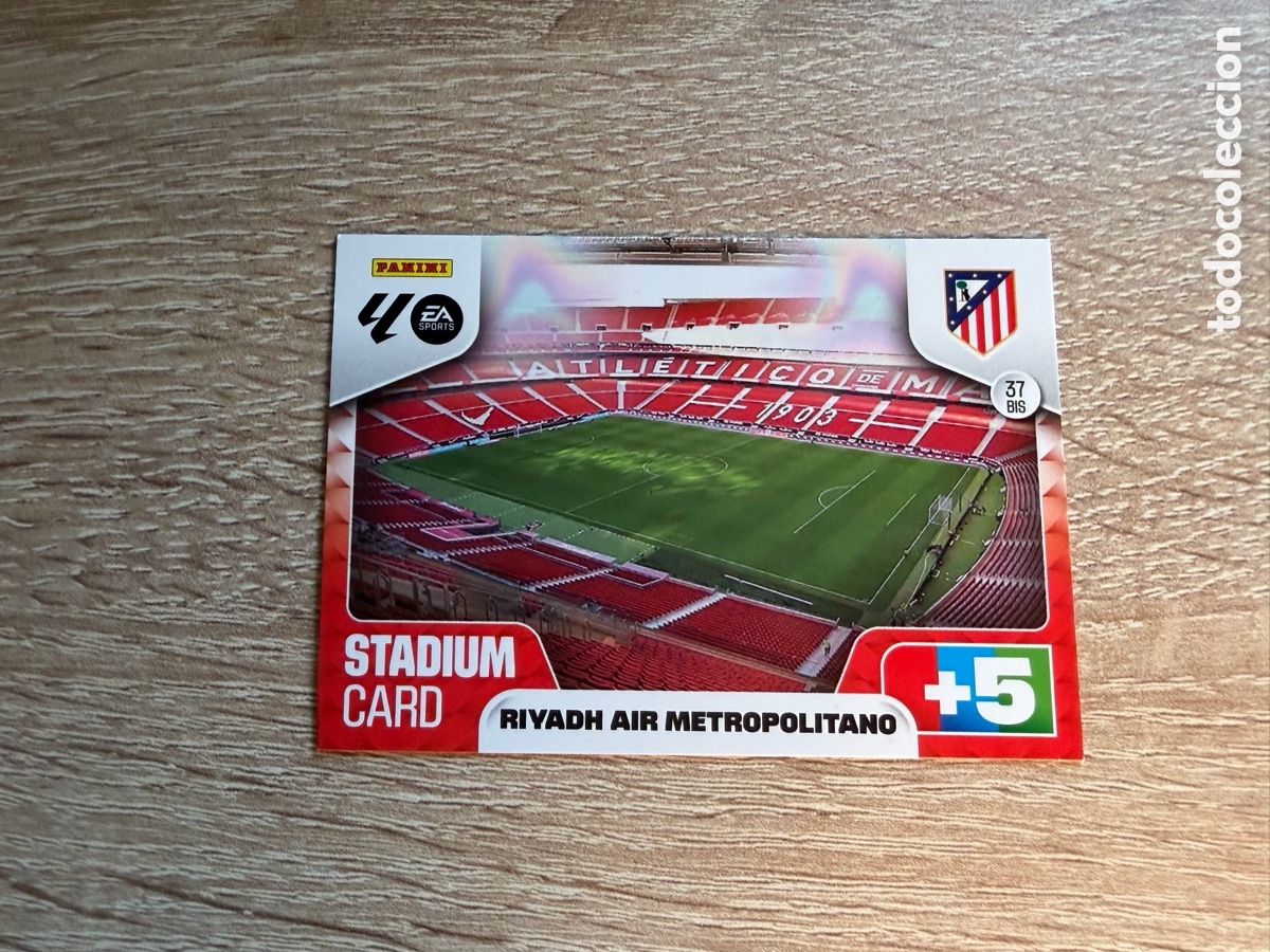 Cromos de f&uacute;tbol: 37 BIS STADIUM CARD PANINI ADRENALYN XL LALIGA EA SPORTS 2025 2026 25 26 ATL&Eacute;TICO DE MADRID