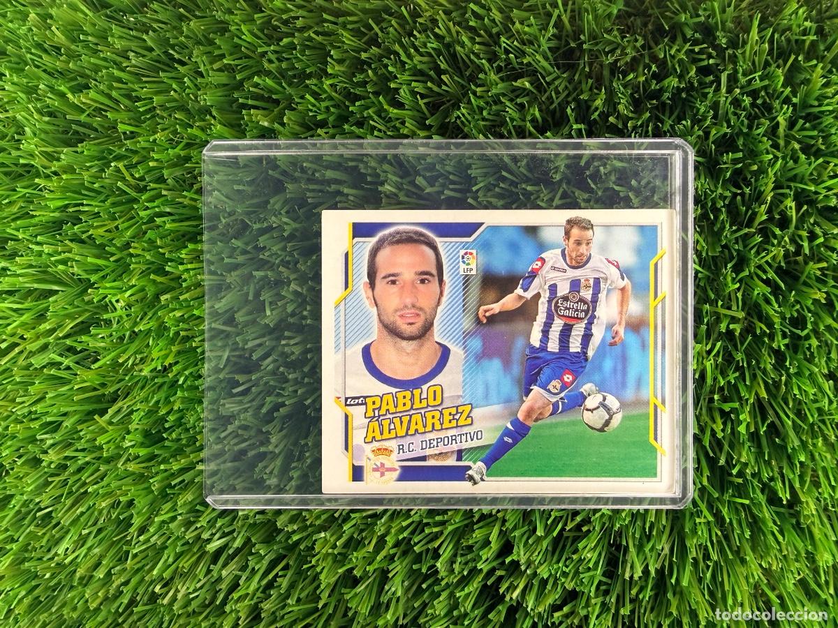 Cromos de f&uacute;tbol: N&ordm; 10A Pablo &Aacute;lvarez RC Deportivo Liga Este 10 11