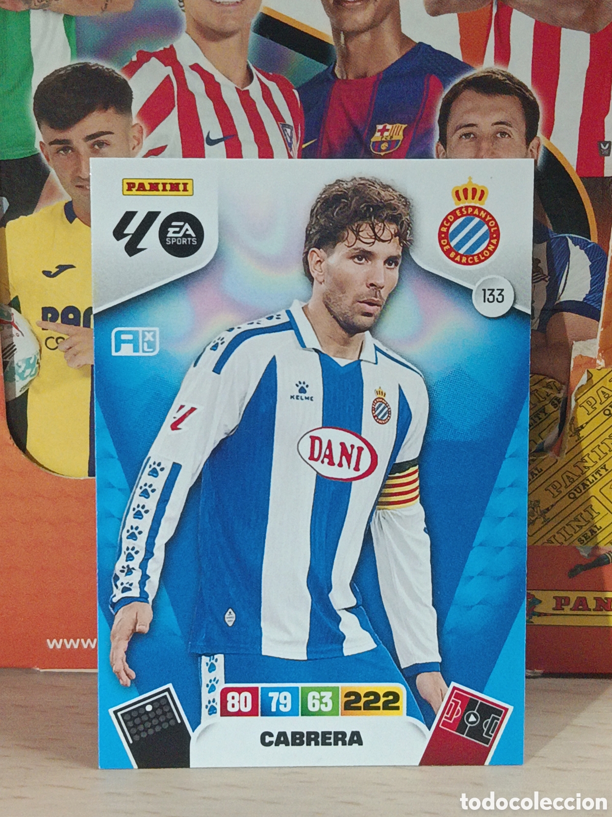 Fu&szlig;ball-Sticker: CABRERA ESPA&Ntilde;OL ESPANYOL N&ordm; 133 LIGA ADRENALYN 25 26 2025 2026 PANINI