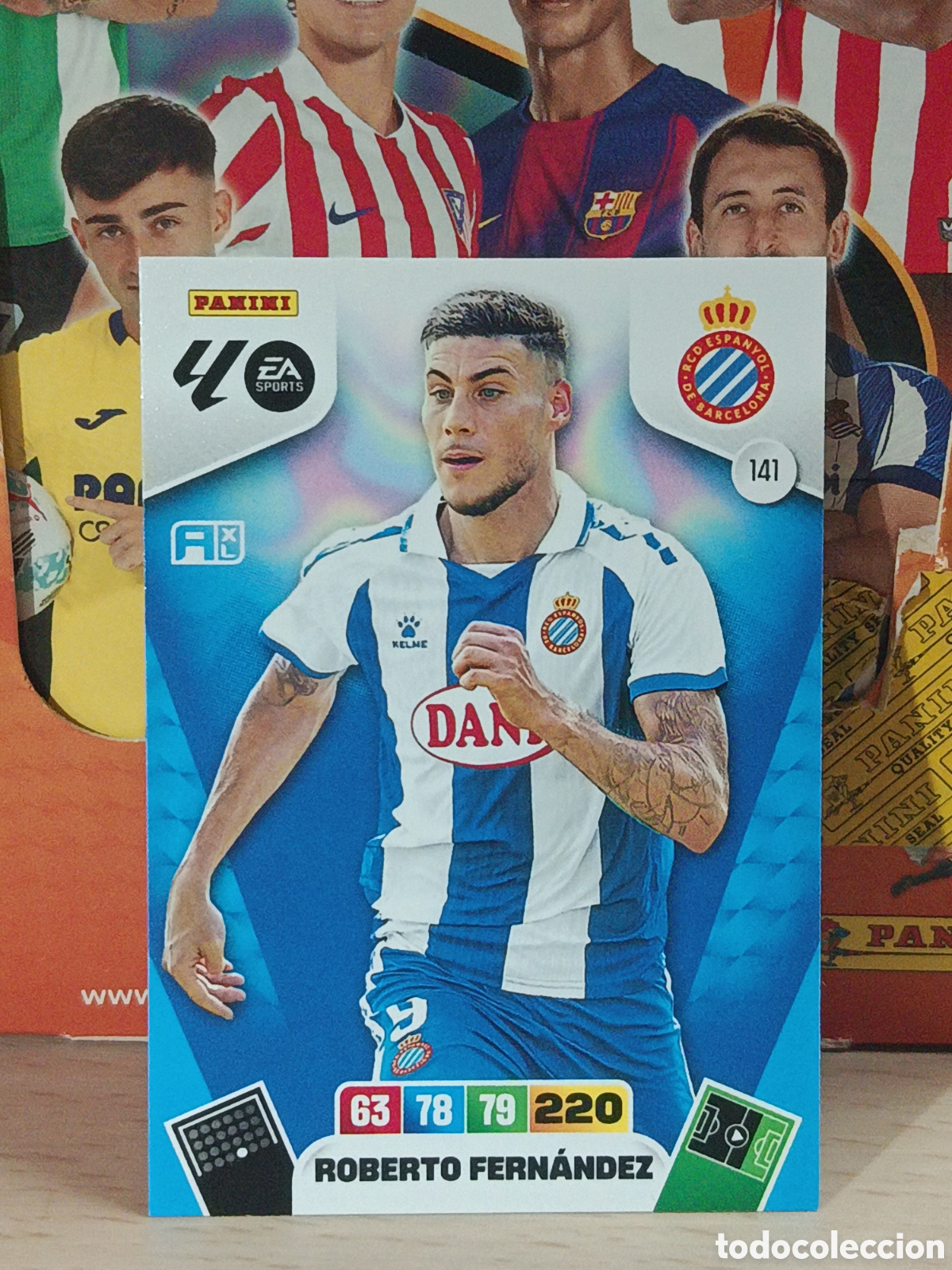 Fu&szlig;ball-Sticker: ROBERTO FERNANDEZ ESPA&Ntilde;OL ESPANYOL N&ordm; 141 LIGA ADRENALYN 25 26 2025 2026 PANINI