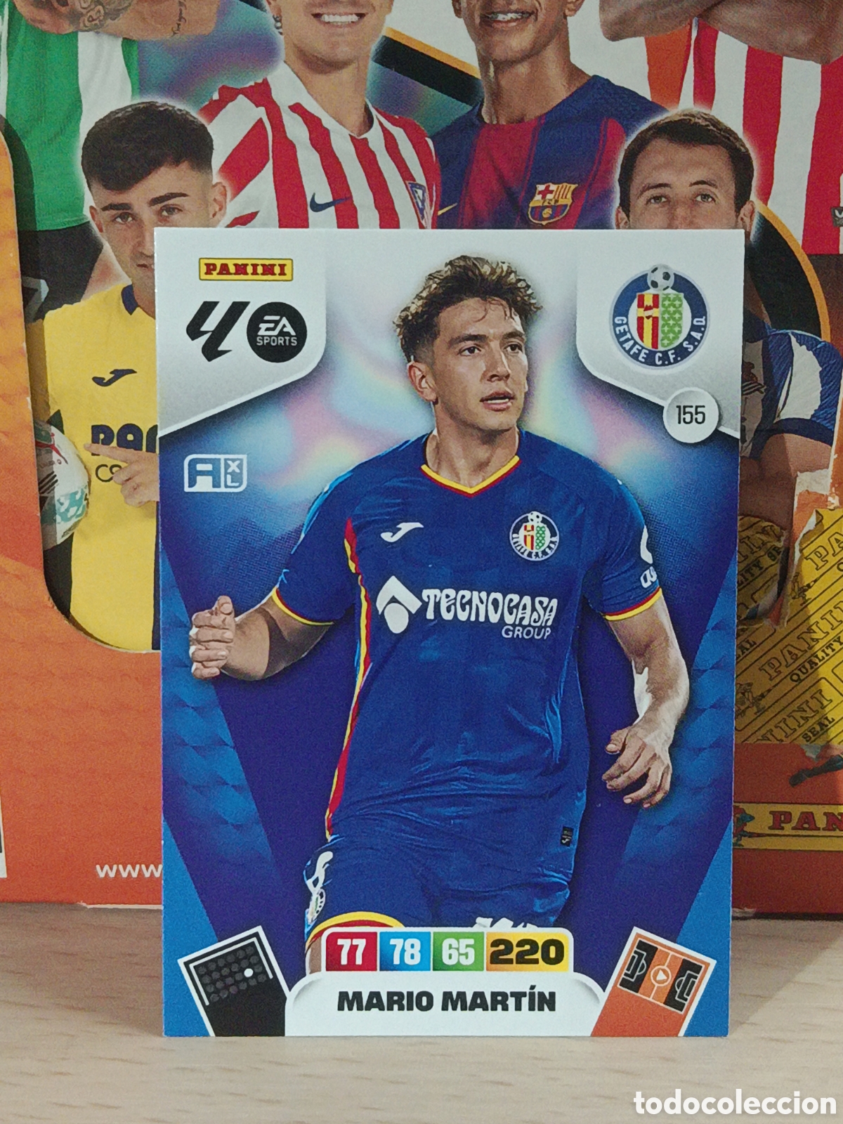 Cromos de f&uacute;tbol: MARIO MARTIN GETAFE N&ordm; 155 LIGA ADRENALYN 25 26 2025 2026 PANINI