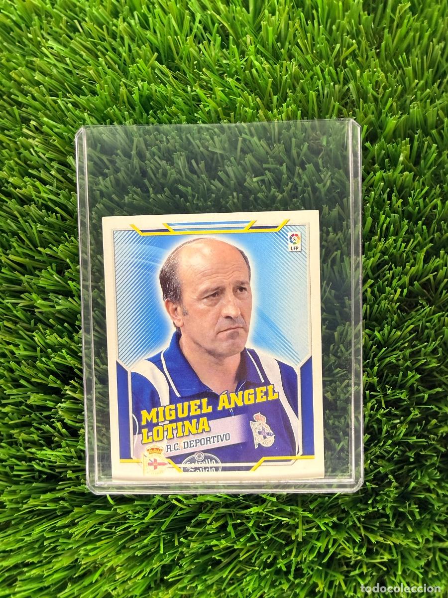 Cromos de f&uacute;tbol: Miguel &Aacute;ngel Lotina Entrenador RC Deportivo Liga Este 10 11