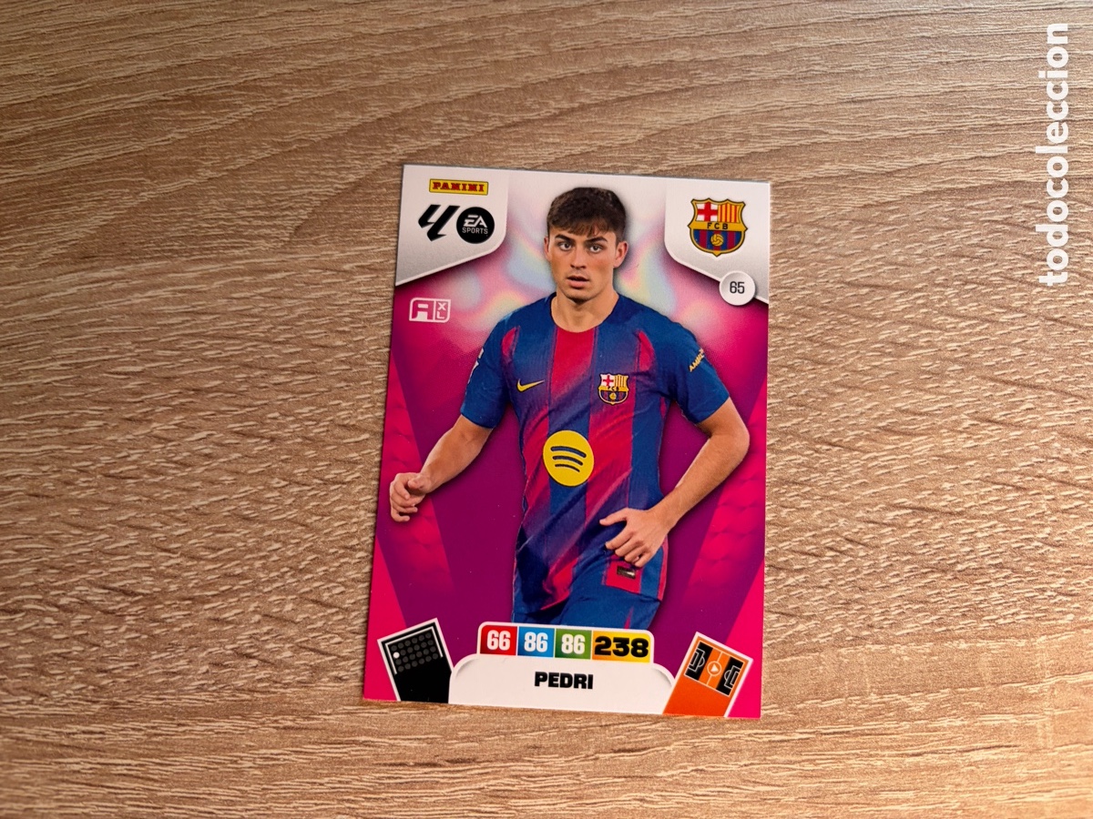 Cromos de f&uacute;tbol: 65 PEDRI PANINI ADRENALYN XL LALIGA EA SPORTS 2025 2026 25 26 FC BARCELONA