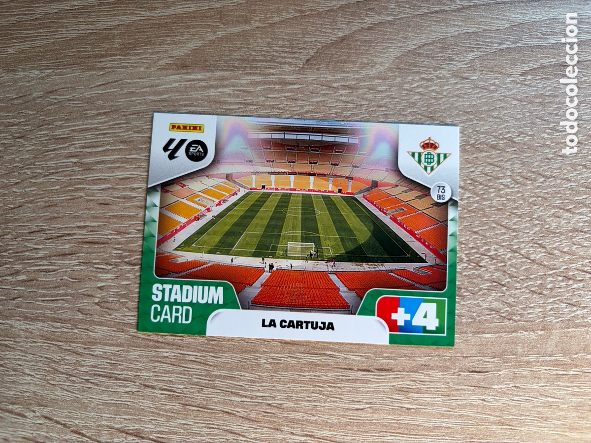 Cromos de f&uacute;tbol: 73 BIS LA CARTUJA STADIUM CARD PANINI ADRENALYN XL LALIGA EA SPORTS 2025 2026 25 26 REAL BETIS