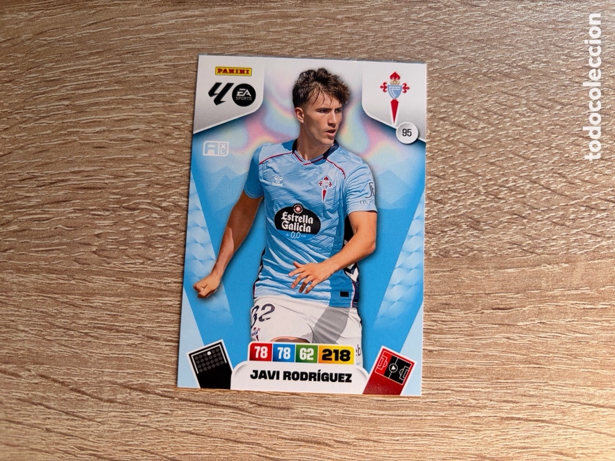 Cromos de f&uacute;tbol: 95 JAVI RODR&Iacute;GUEZ PANINI ADRENALYN XL LALIGA EA SPORTS 2025 2026 25 26 RC CELTA
