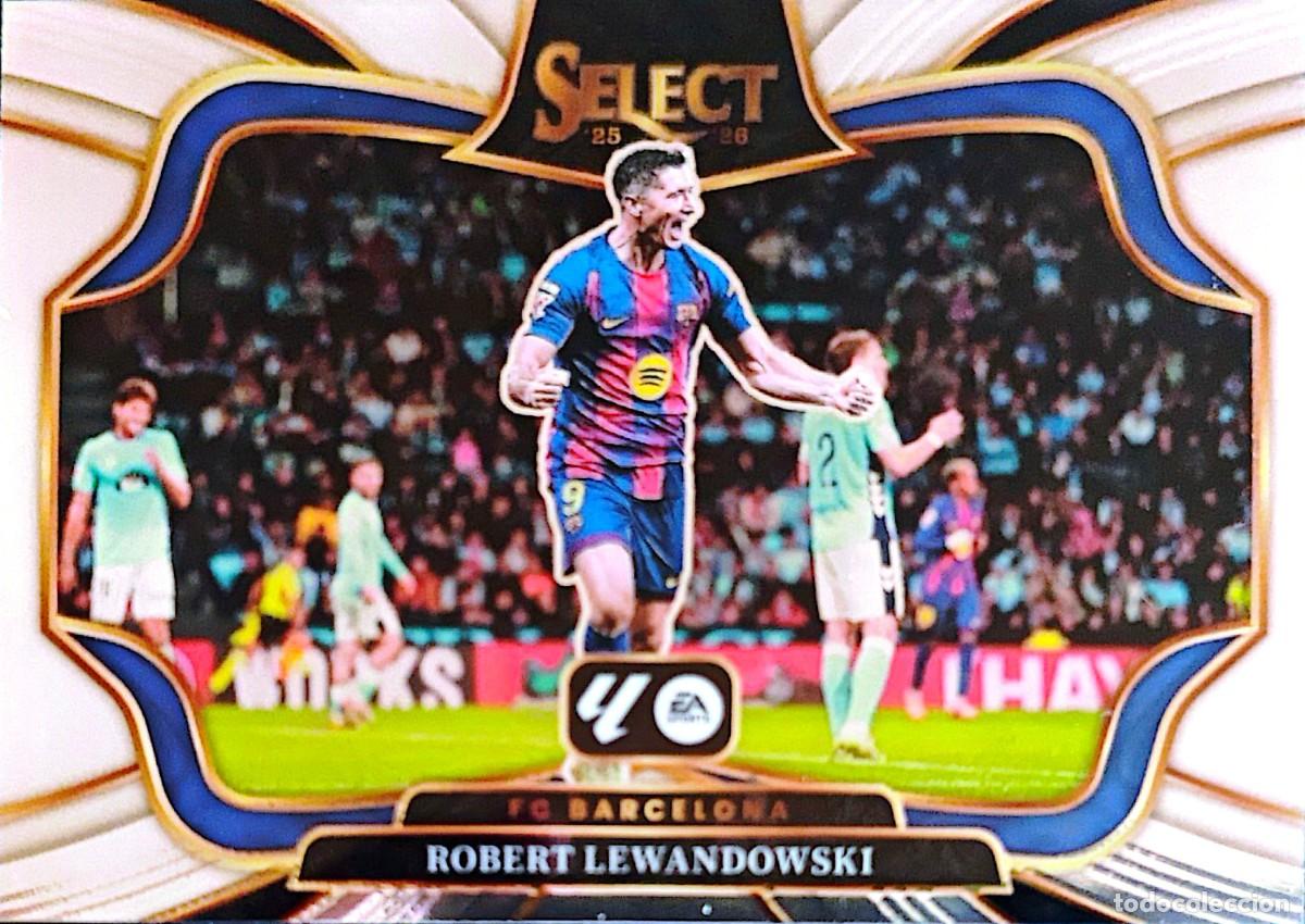Cromos de f&uacute;tbol: 201 Robert Lewandowski - FC Barcelona - FIELD LEVEL - PANINI Select La Liga 2025 2026 25 26