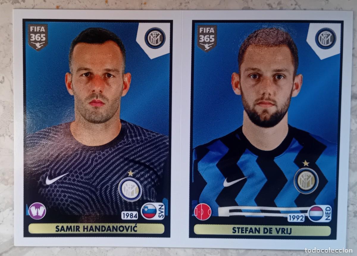 Cromos de f&uacute;tbol: Figurina Panini 2020-21 Cromo Fifa 365 2021 Handanovic De Vrij Inter n 217