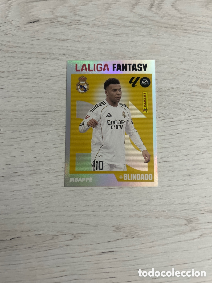 Cromos de f&uacute;tbol: Mbapp&eacute; 9 Real Madrid Fantasy Liga Este 2026/27 26-27 Panini