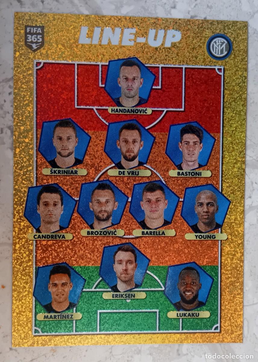 Cromos de f&uacute;tbol: Figurina Panini 2020-21 Cromo Fifa 365 2021 Line Up Inter n 224 Barella Lautaro Martinez