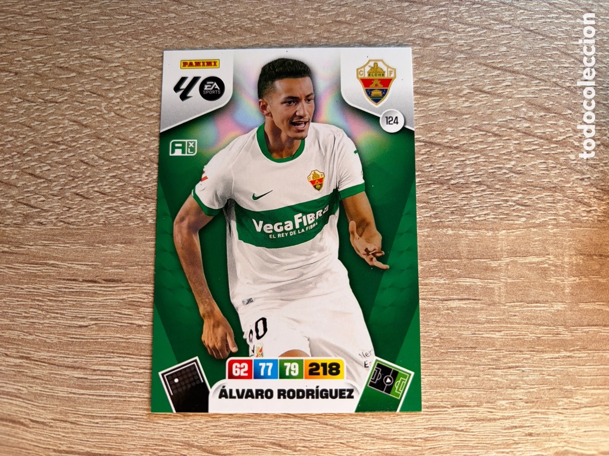 Cromos de f&uacute;tbol: 124 &Aacute;LVARO RODR&Iacute;GUEZ PANINI ADRENALYN XL LALIGA EA SPORTS 2025 2026 25 26 ELCHE CF