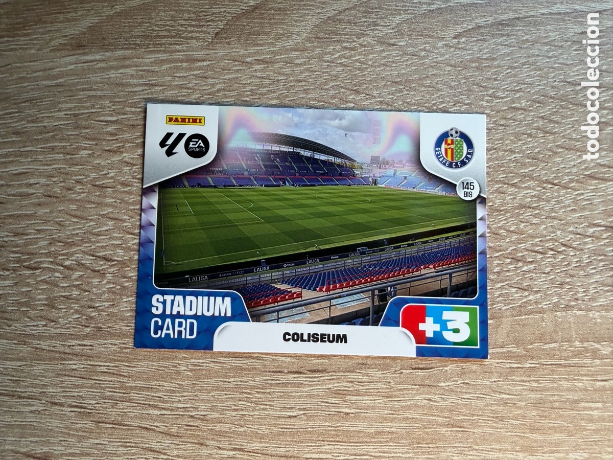 Cromos de f&uacute;tbol: 145 BIS COLISEUM STADIUM CARD PANINI ADRENALYN XL LALIGA EA SPORTS 2025 2026 25 26 GETAFE CF