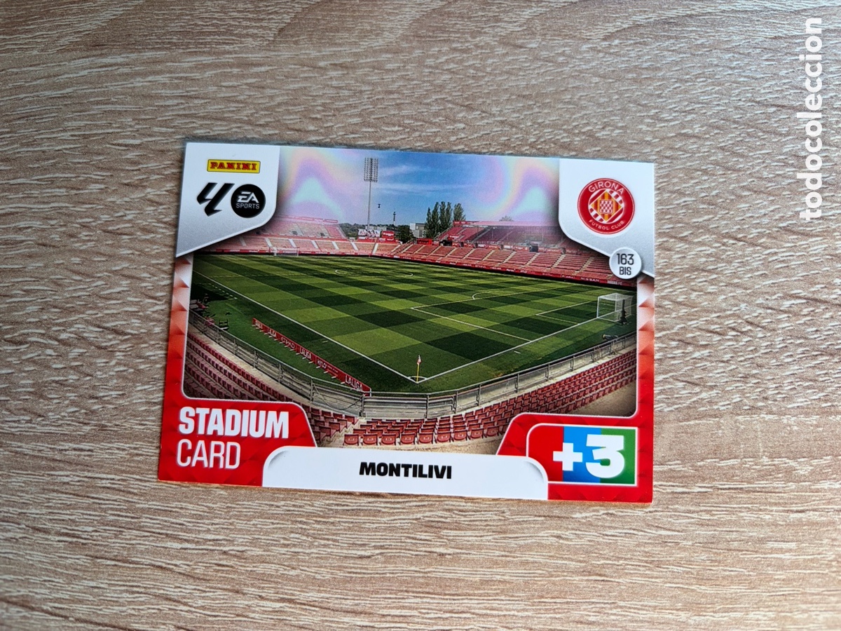 Cromos de f&uacute;tbol: 163 BIS MONTILIVI STADIUM CARD PANINI ADRENALYN XL LALIGA EA SPORTS 2025 2026 25 26 GIRONA FC