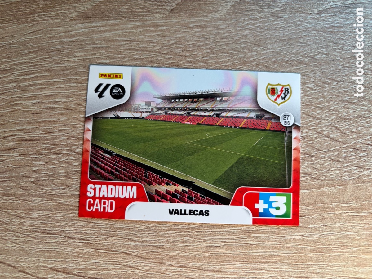 Figurine di Calcio: 271 BIS VALLECAS STADIUM CARD PANINI ADRENALYN XL LALIGA EA SPORTS 2025 2026 25 26 RAYO VALLECANO
