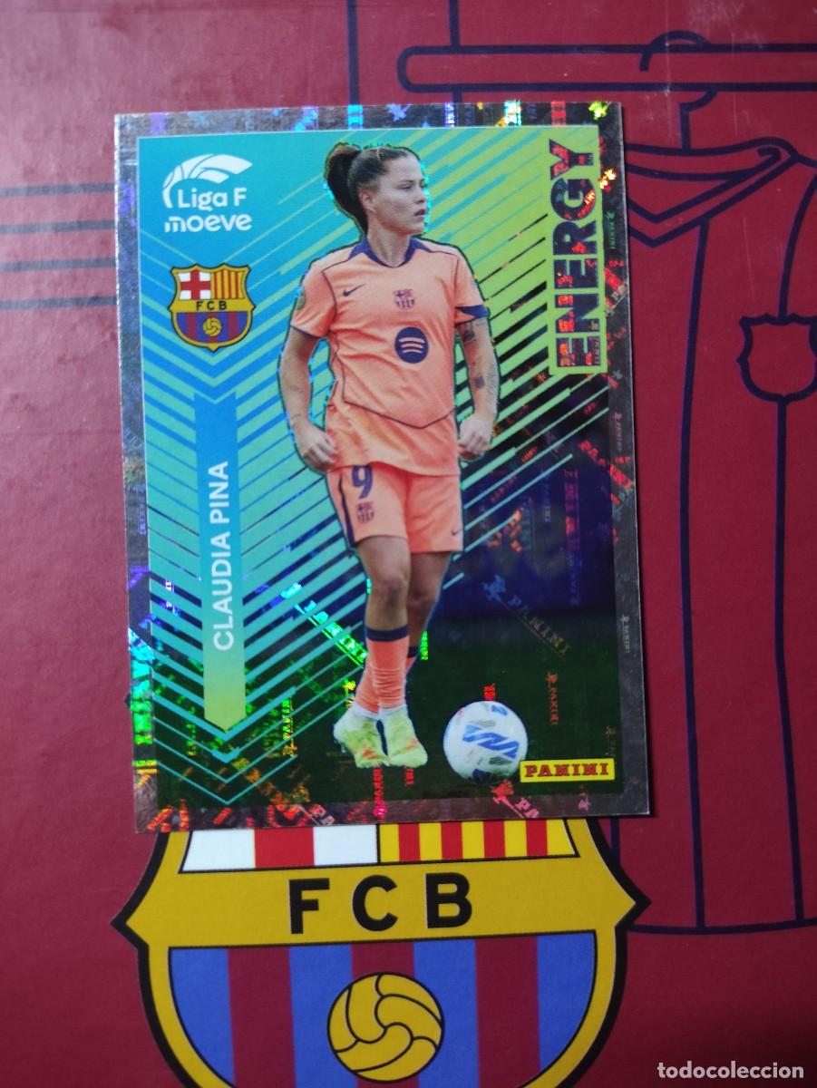Figurine di Calcio: 336 CLAUDIA PINA ENERGY Barcelona Liga F 2025-26 Panini