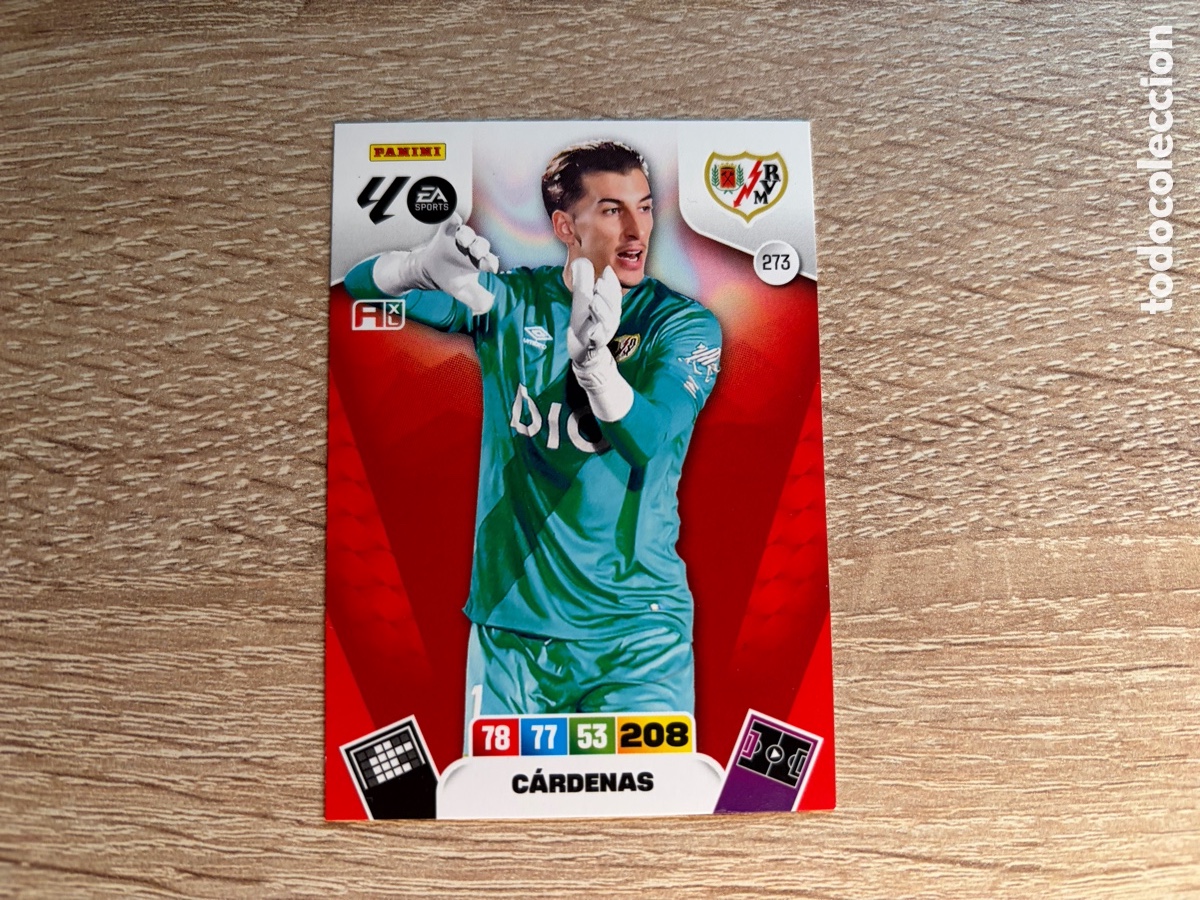 Figurine di Calcio: 273 C&Aacute;RDENAS PANINI ADRENALYN XL LALIGA EA SPORTS 2025 2026 25 26 RAYO VALLECANO