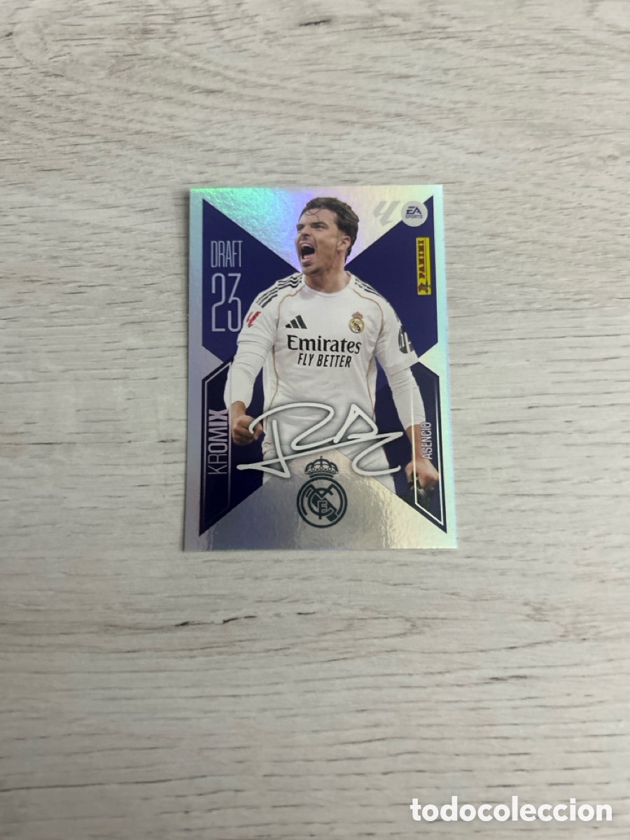 Cromos de f&uacute;tbol: Asencio K1 K 1 Real Madrid Kromix Draft 23 Liga Este 2026/27 26-27 Panini