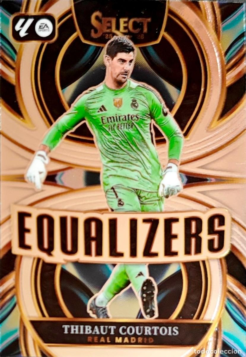 Cromos de f&uacute;tbol: 25 Thibaut Courtois - Real Madrid - EQUALIZERS - PANINI Select La Liga 2025 2026 25 26