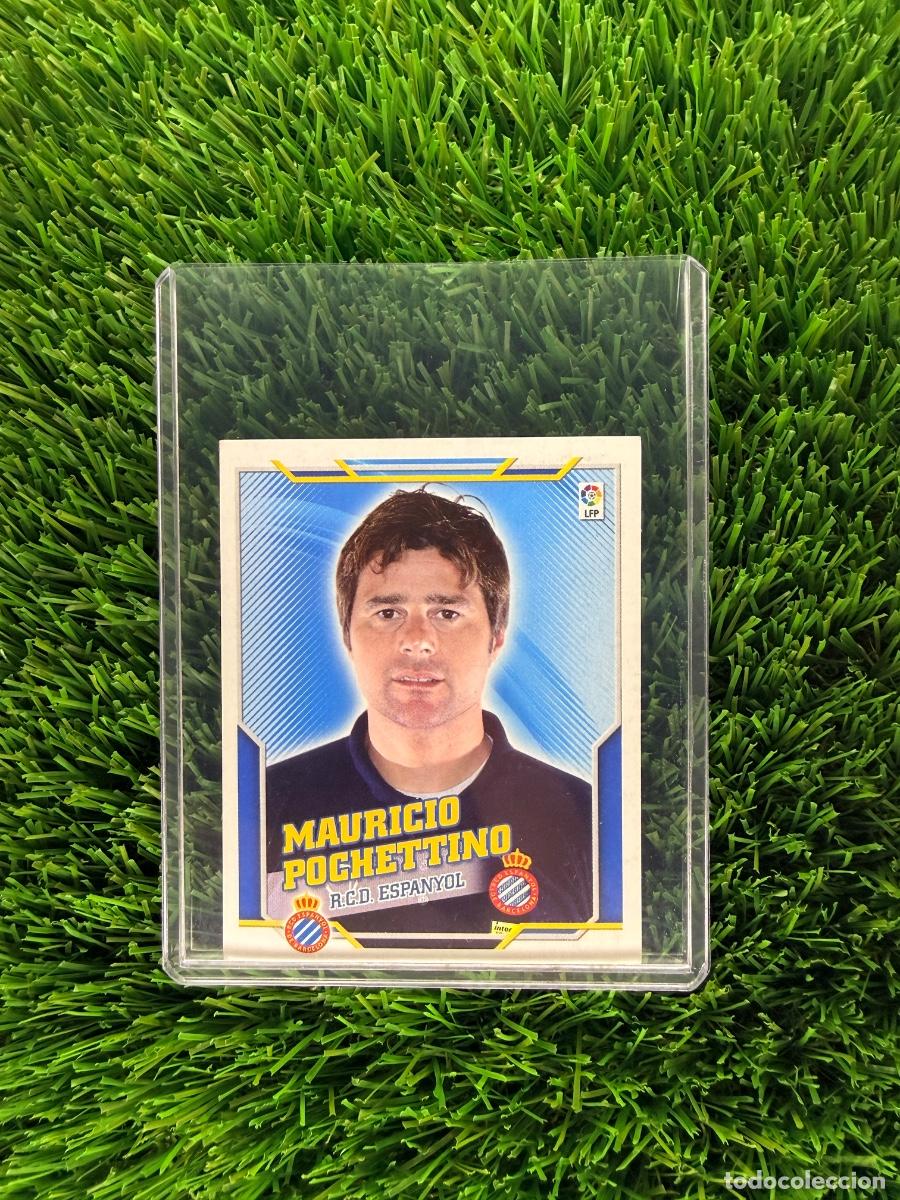 Cromos de f&uacute;tbol: Mauricio Pochettino Entrenador RCD Espanyol Liga Este 10 11