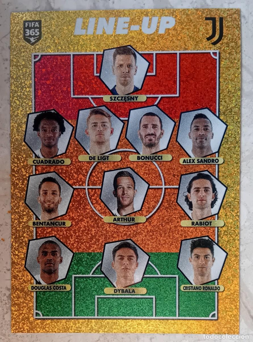 Cromos de f&uacute;tbol: Figurina Panini 2020-21 Cromo Fifa 365 2021 Line Up Juventus n 239 Cristiano Ronaldo Dybala