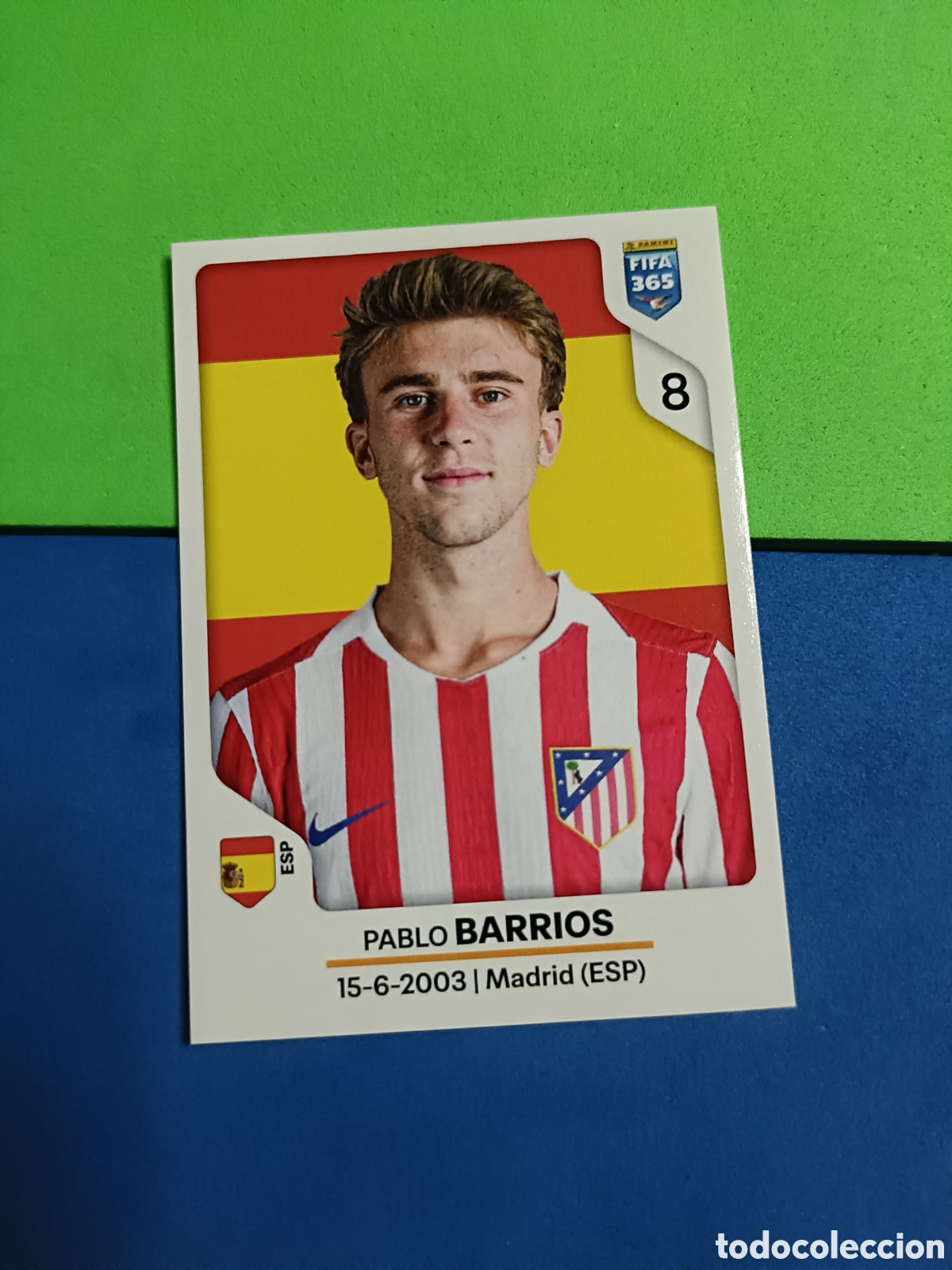 Cromos de f&uacute;tbol: Panini FIFA 365 2026 stickers - 447 Barrios Atl&eacute;tico Madrid