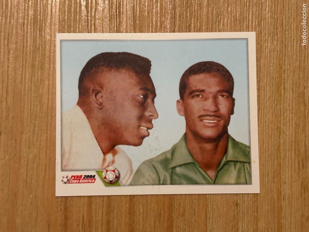 Cromos de f&uacute;tbol: 5. CROMO STICKER F&Uacute;TBOL NAVARRETE COPA AM&Eacute;RICA 2004 PER&Uacute; N 13 PELE (BRASIL) DIDI