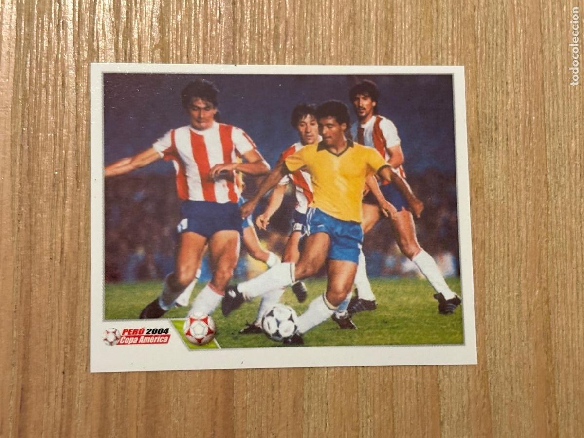 Cromos de f&uacute;tbol: 5. CROMO STICKER F&Uacute;TBOL NAVARRETE COPA AM&Eacute;RICA 2004 PER&Uacute; N 17 ROMARIO (BRASIL)