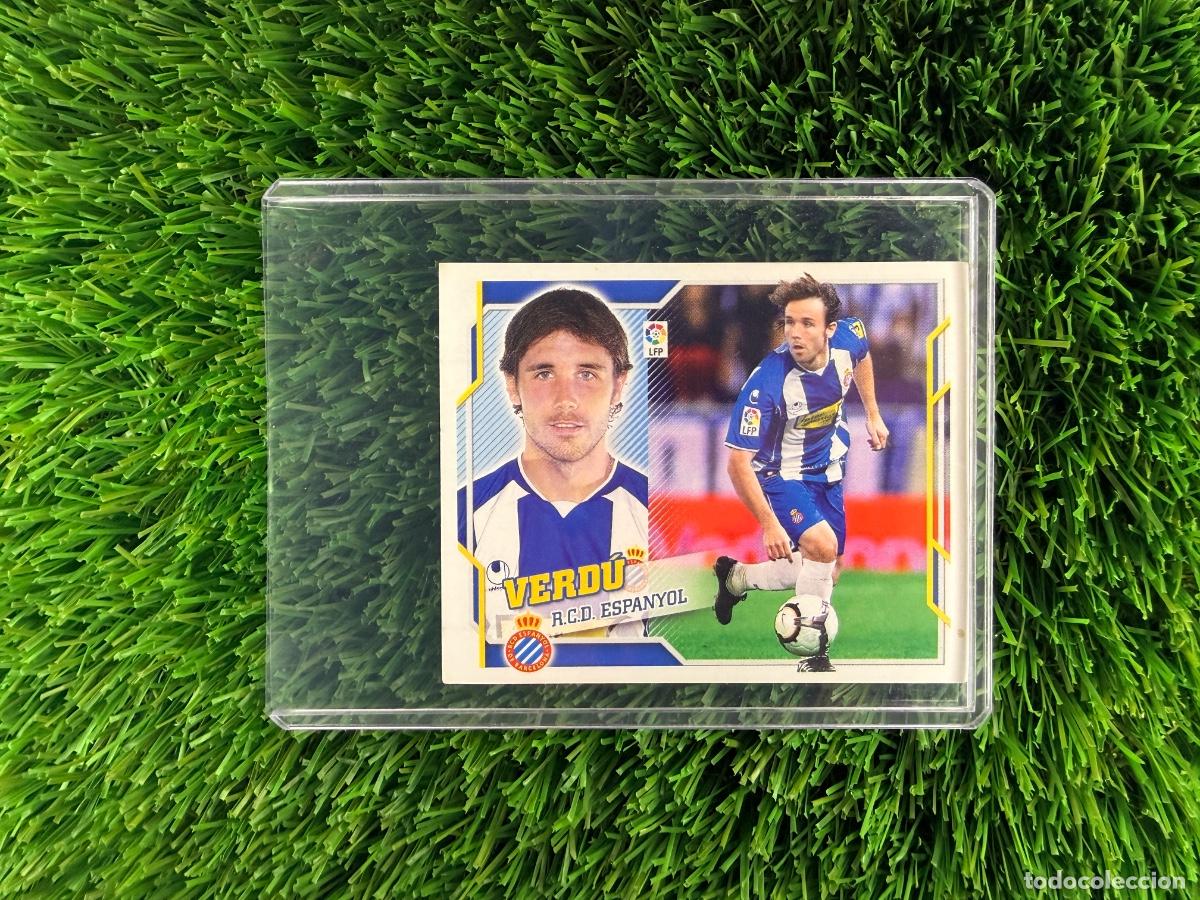 Cromos de f&uacute;tbol: N&ordm; 10 Verd&uacute; RCD Espanyol Liga Este 10 11