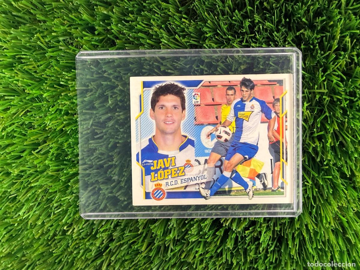 Cromos de f&uacute;tbol: N&ordm; 9BIS Javi L&oacute;pez Coloca RCD Espanyol Liga Este 10 11