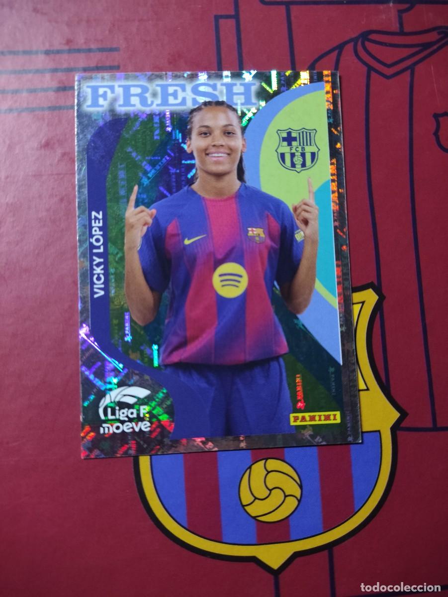 Cromos de f&uacute;tbol: 380 Vicky L&oacute;pez Fresh Barcelona Liga F 2025-26
