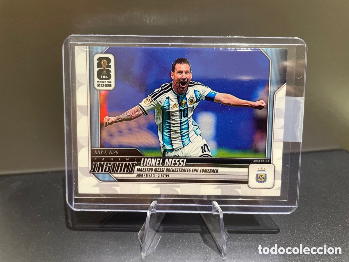 Cromos de f&uacute;tbol: Lionel Messi 217 Panini Instant FIFA World Cup 2026 Argentina