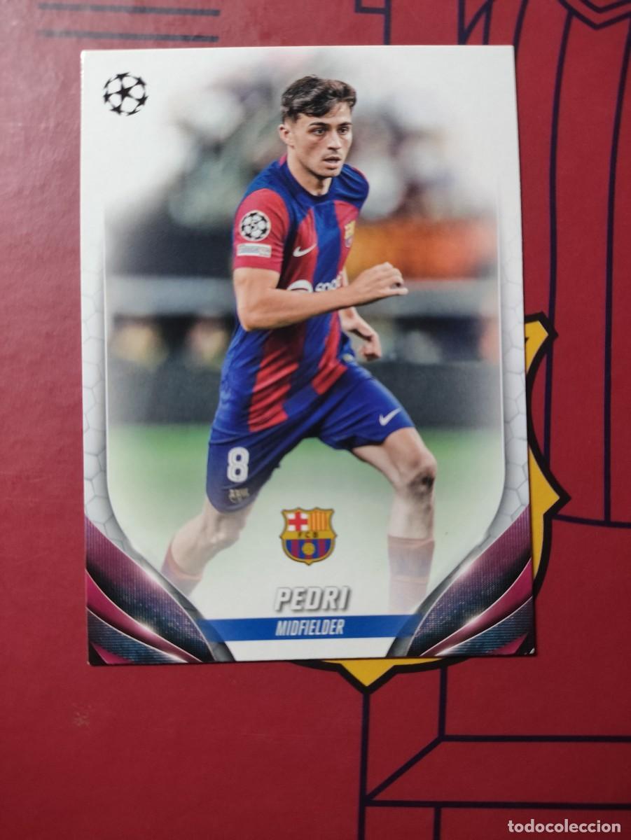 Cromos de f&uacute;tbol: 15 PEDRI BARCELONA TOPPS FLAGSHIP 2023 2024 23-24