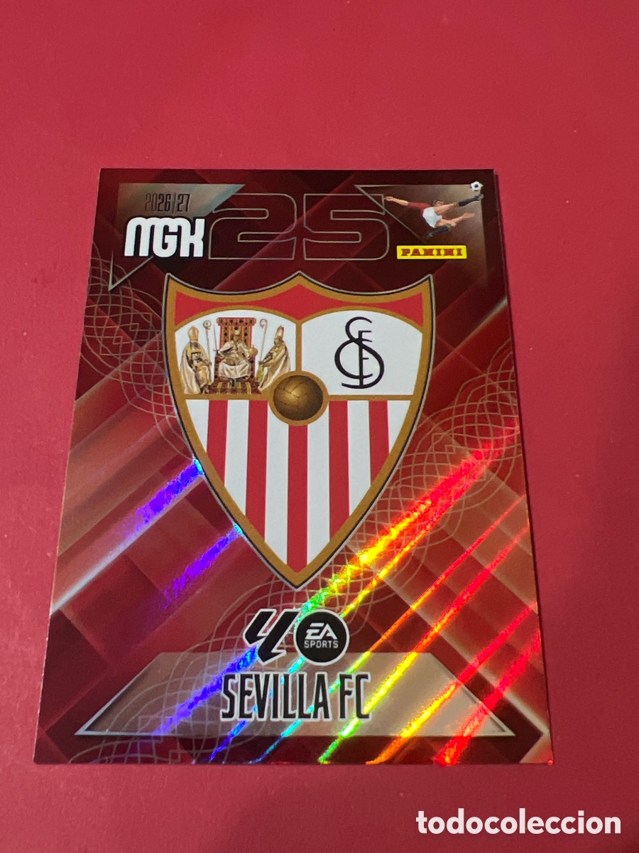 Cromos de f&uacute;tbol: C9719. 325 Escudo Sevilla FC, Panini Megacracks MGK 2026 2027 26 27