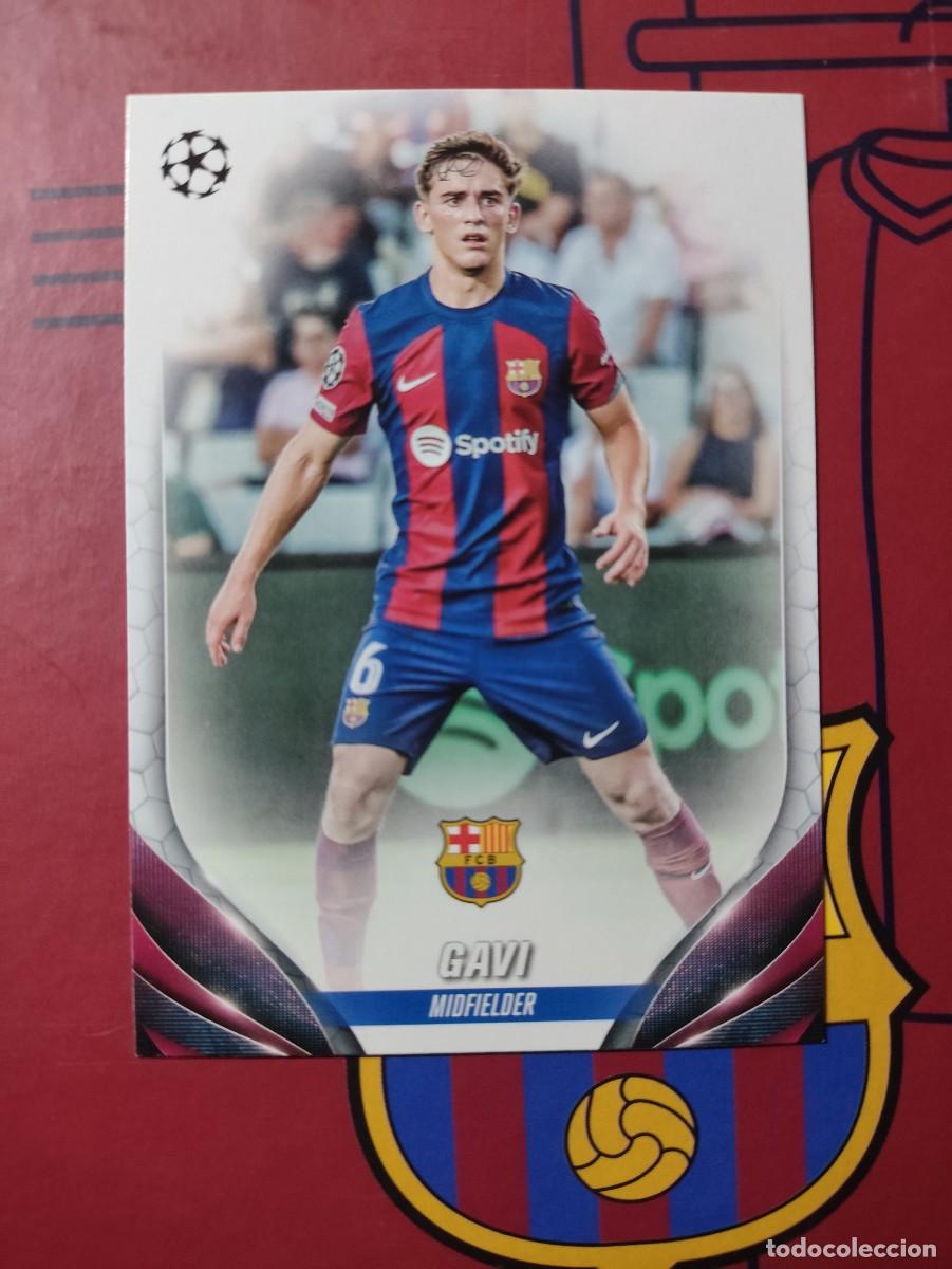 Cromos de f&uacute;tbol: 63 GAVI BARCELONA TOPPS FLAGSHIP 2023 2024 23-24
