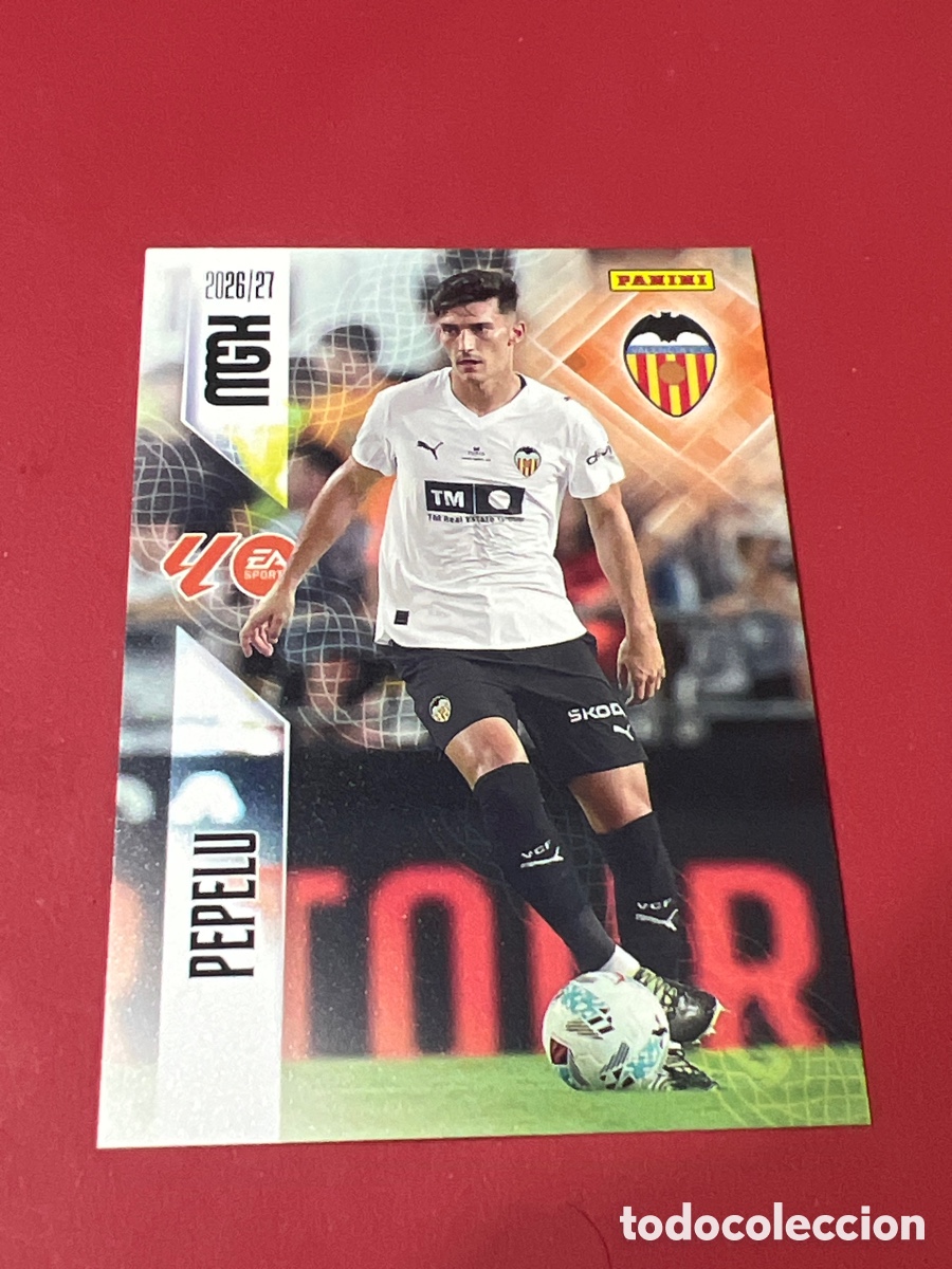 Cromos de f&uacute;tbol: C9723. 352 Pepelu, Valencia CF, Panini Megacracks MGK 2026 2027 26 27