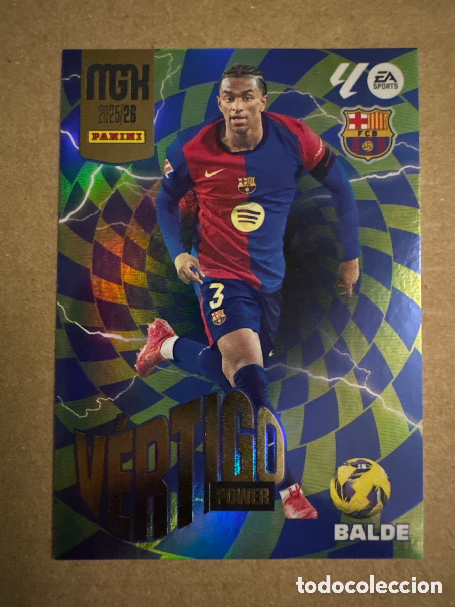 Cromos de Futebol: # P380 380 Balde FC Barcelona V&eacute;rtigo Power Megacracks 25 26 2025 2026 MGK