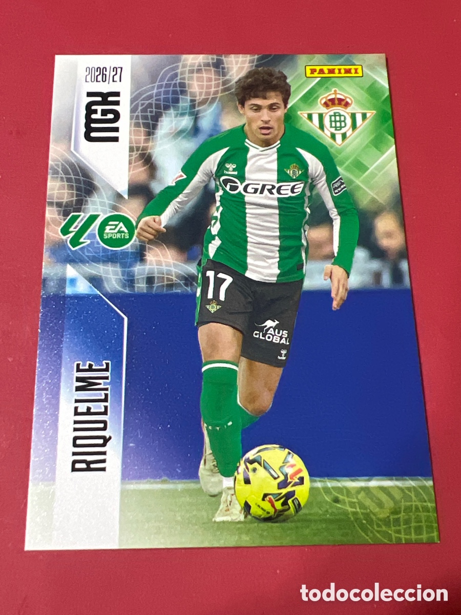 Cromos de Futebol: C9726. MGK 2026/27 MEGACRACKS PANINI. #105 RIQUELME. R.BETIS