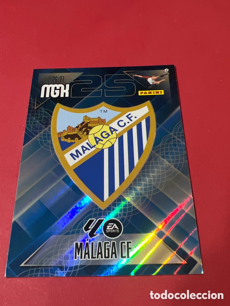 Cromos de Futebol: C9727. MEGACRACKS MGK 2026 2027 26 27 PANINI N&ordm; 235 ESCUDO MALAGA