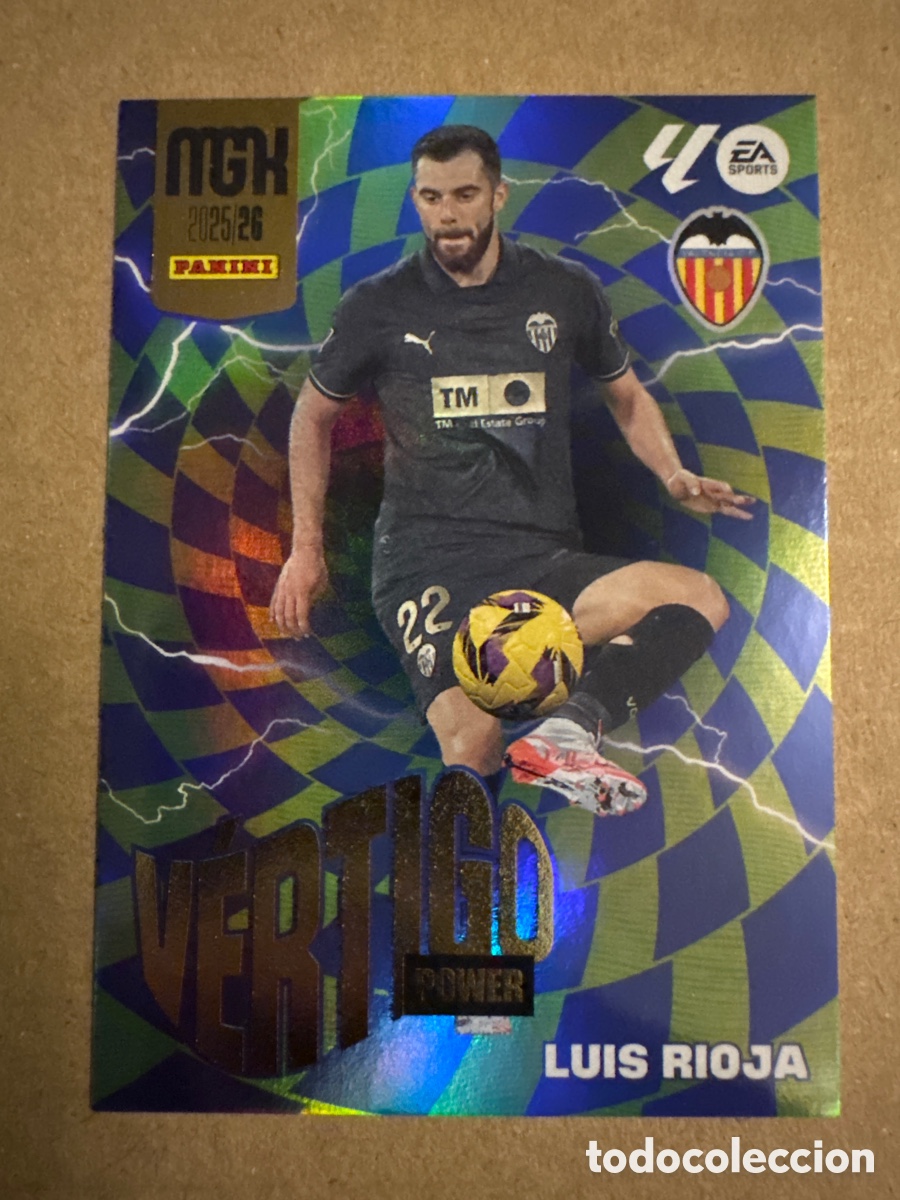 Cartes &agrave; collectionner de Football: # P385 385 Luis Rioja Valencia V&eacute;rtigo Power Megacracks 25 26 2025 2026 MGK